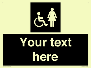 Custom information: black panel disabled and female